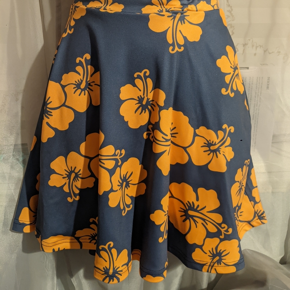 Floral Skater Skirt